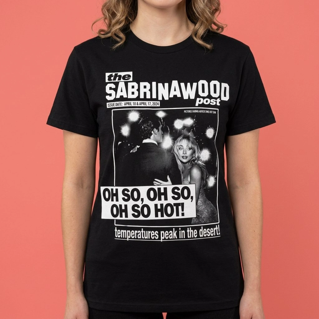 The Sabrina Wood Post Shirt - Sabrinawood Carpenter Coachella Tee