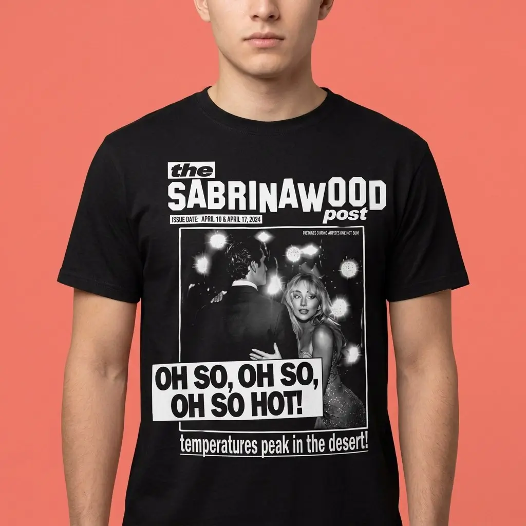 The Sabrina Wood Post Shirt - Sabrinawood Carpenter Coachella Tee