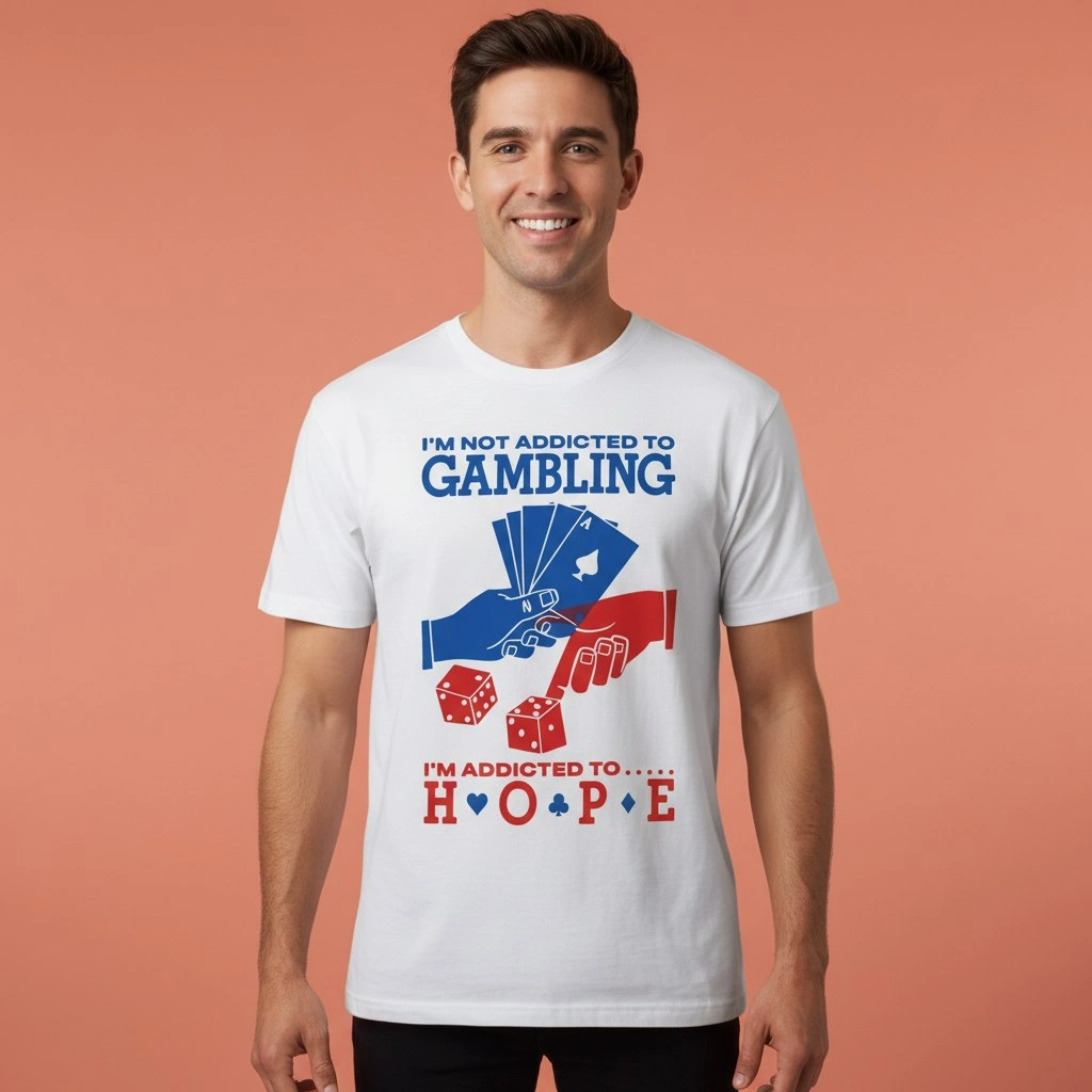 Im-Not-Addicted-To-Gambling-Im-Addicted-To-Hope-Shirt I'm Not Addicted To Gambling I'm Addicted To Hope Shirt