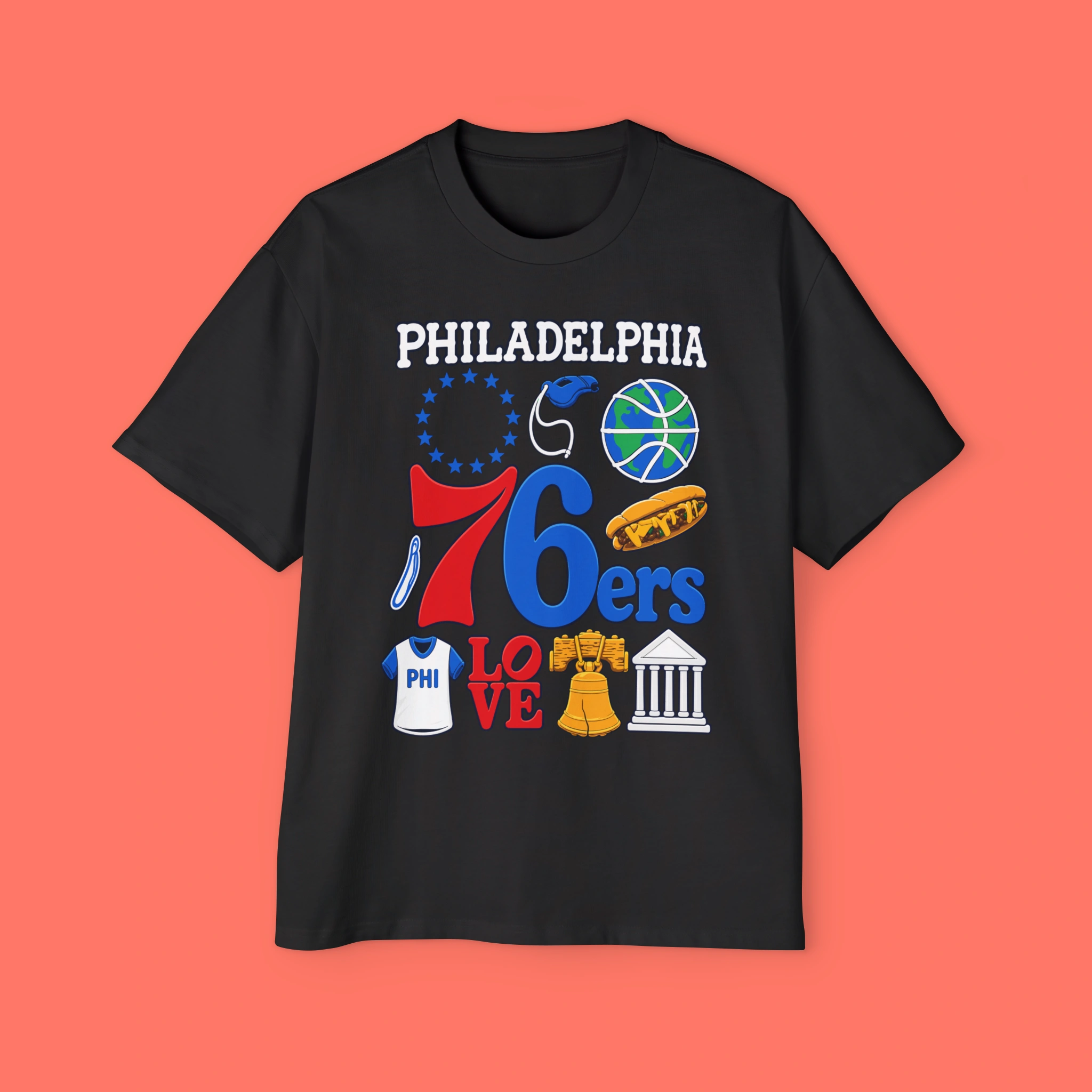Joel Embiid Philadelphia 76ers Shirt - Philadelphia 76ers Philly