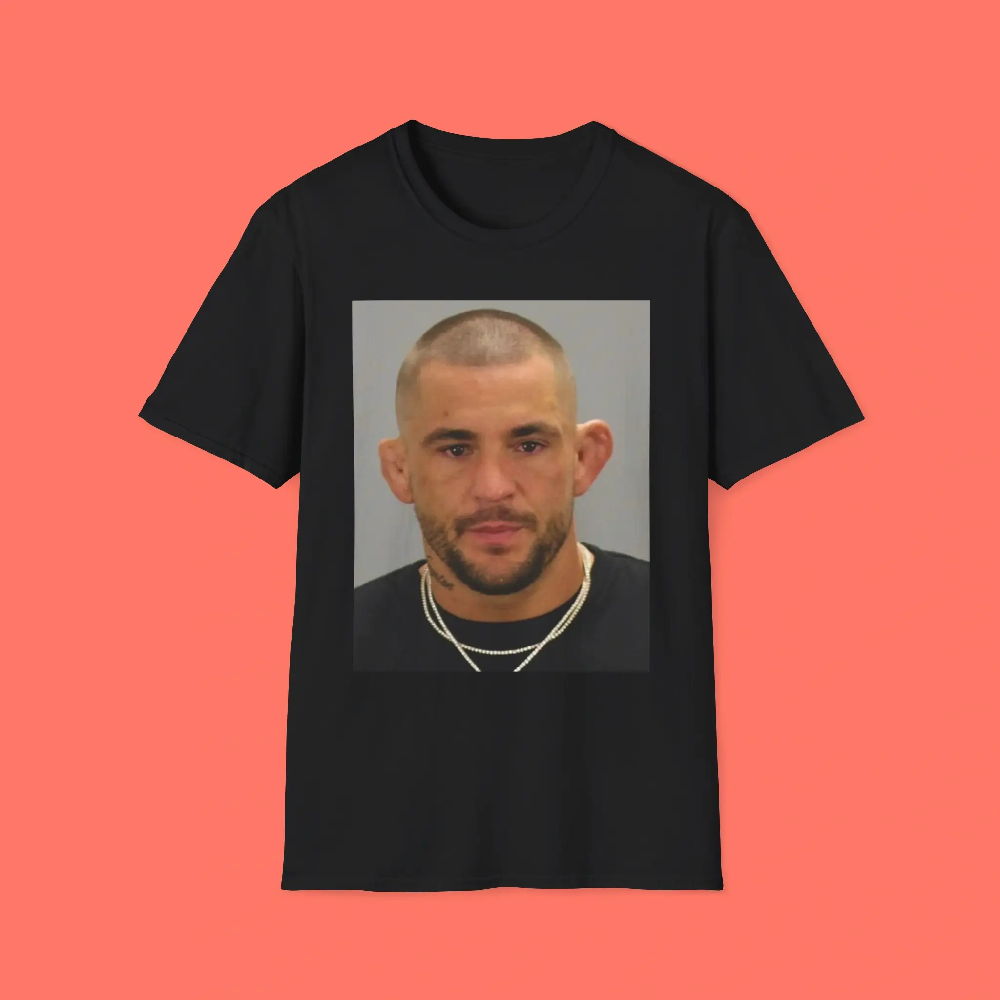 Dustin-Poirier-Mugshot-Shirt Dustin Poirier Mugshot Shirt