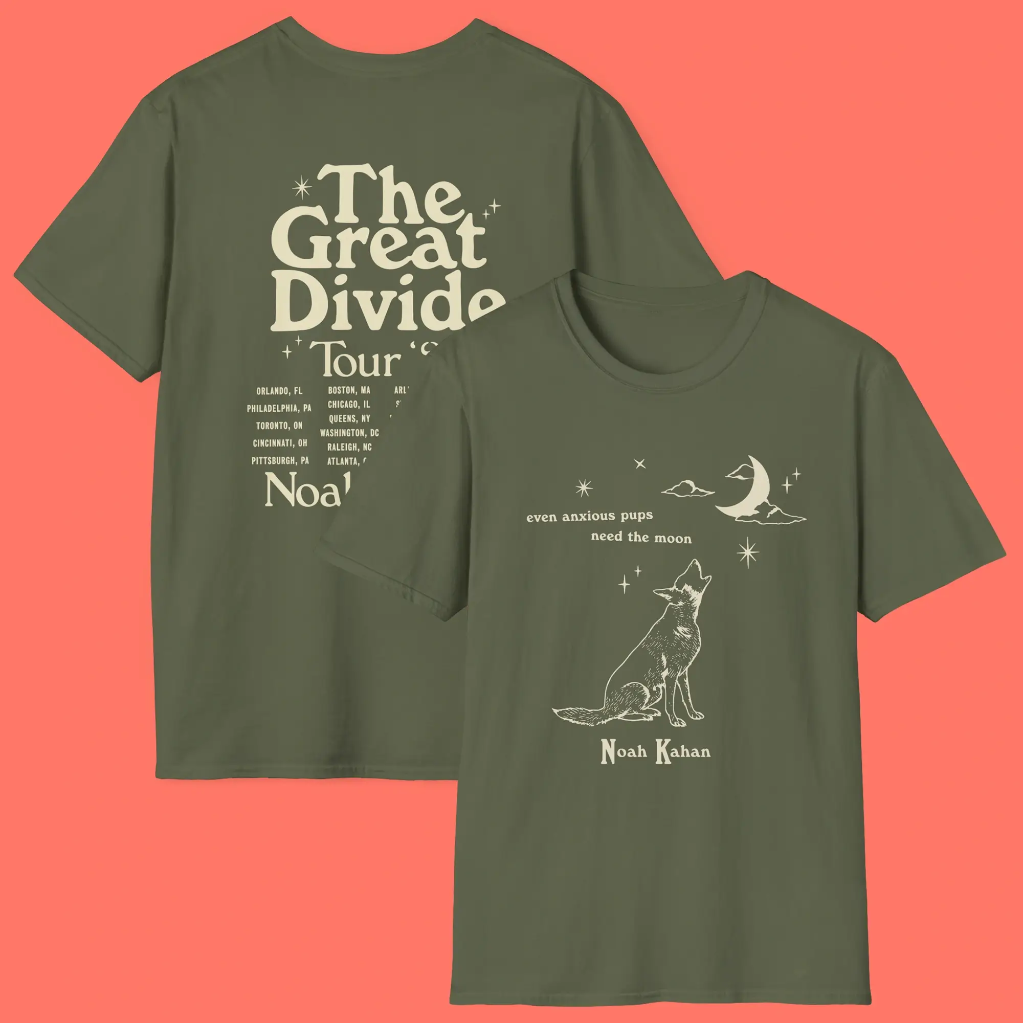 Noah-Kahan-Orbiter-Howling-Pup-Tour-Shirt Noah Kahan Orbiter Howling Pup Tour Shirt