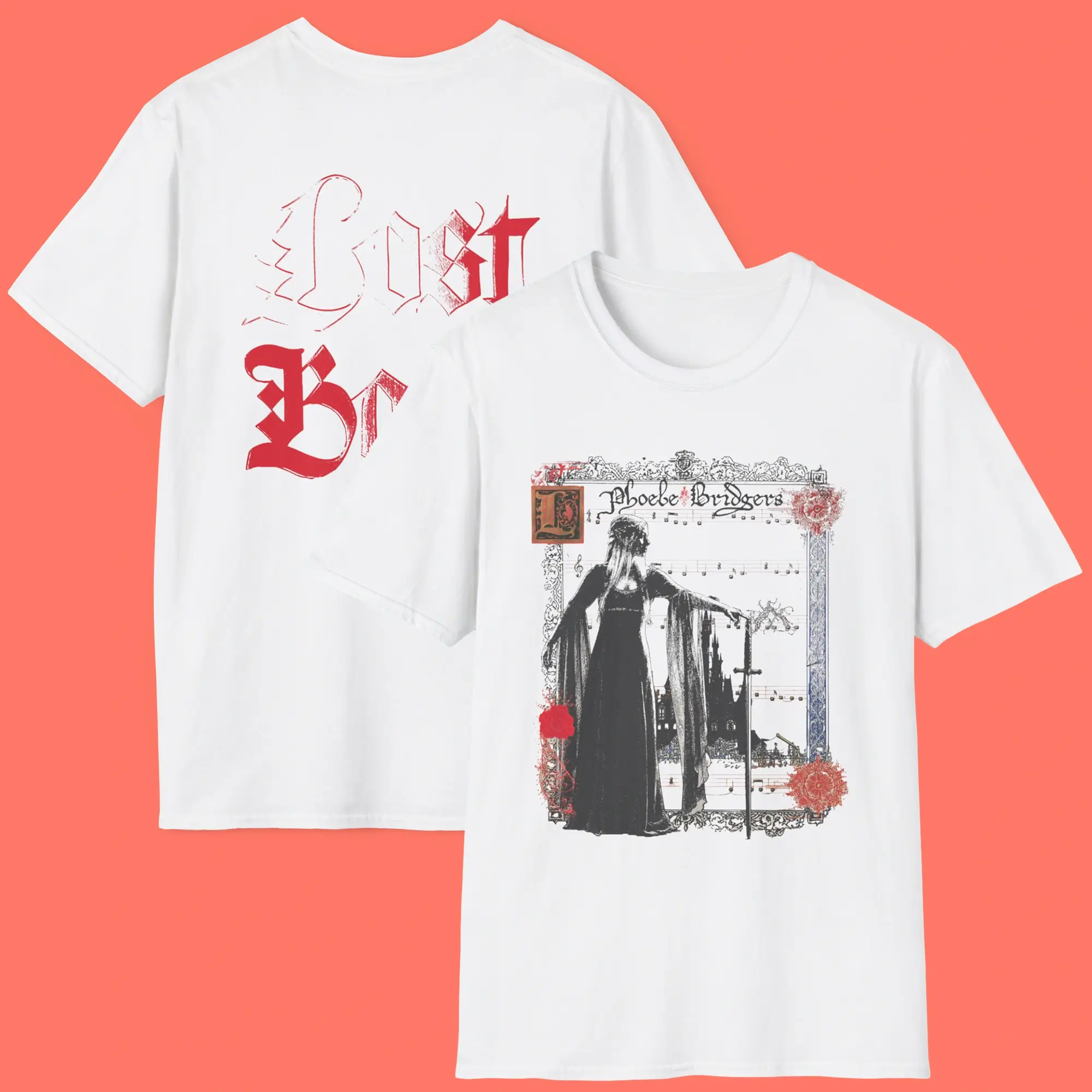 Phoebe-Bridgers-Lost-Boys-Sword-Shirt Phoebe Bridgers Lost Boys Sword Shirt