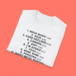 Charli XCX Rock Music Album Tracklist Folded Shirt