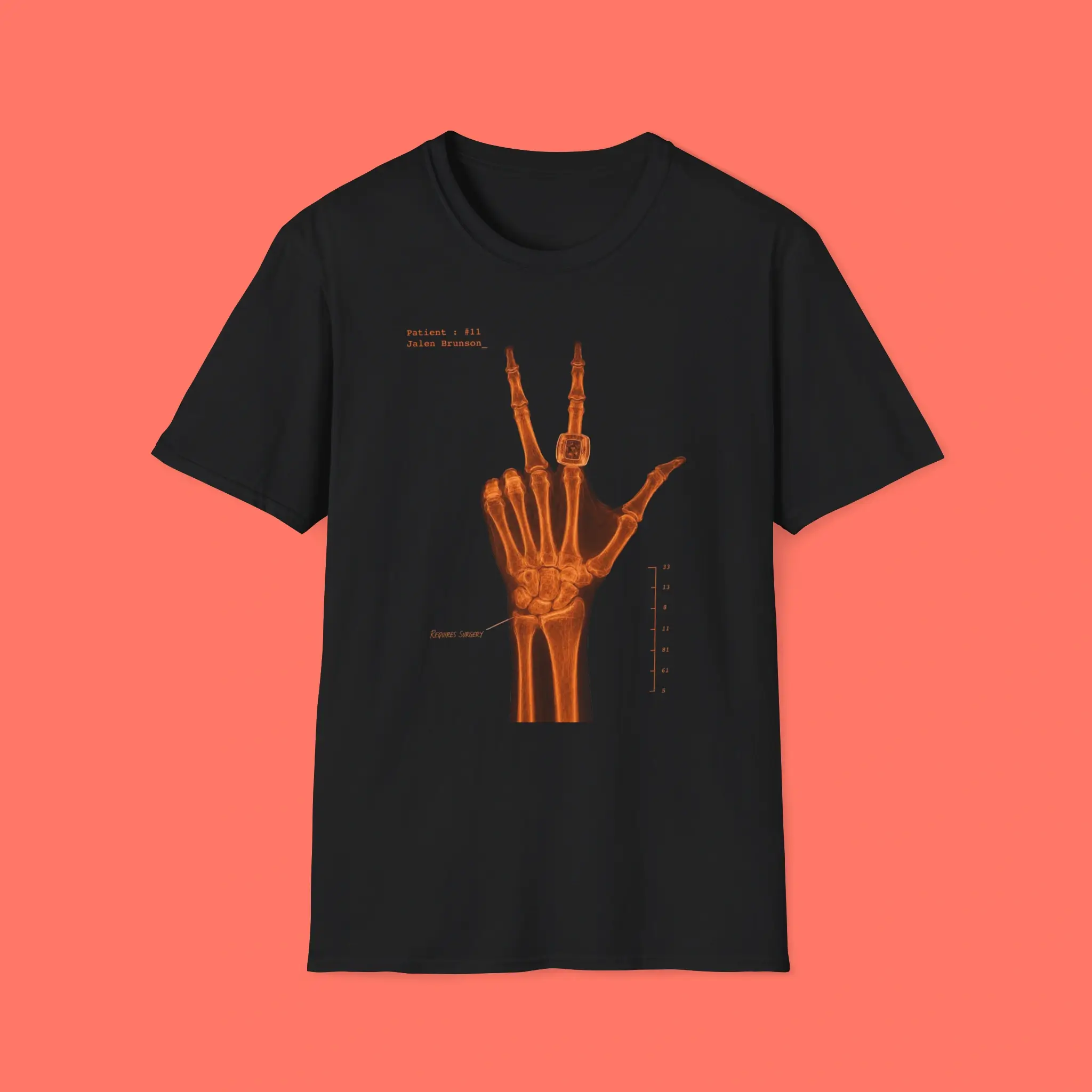Jalen Brunson Hand X-Ray Shirt